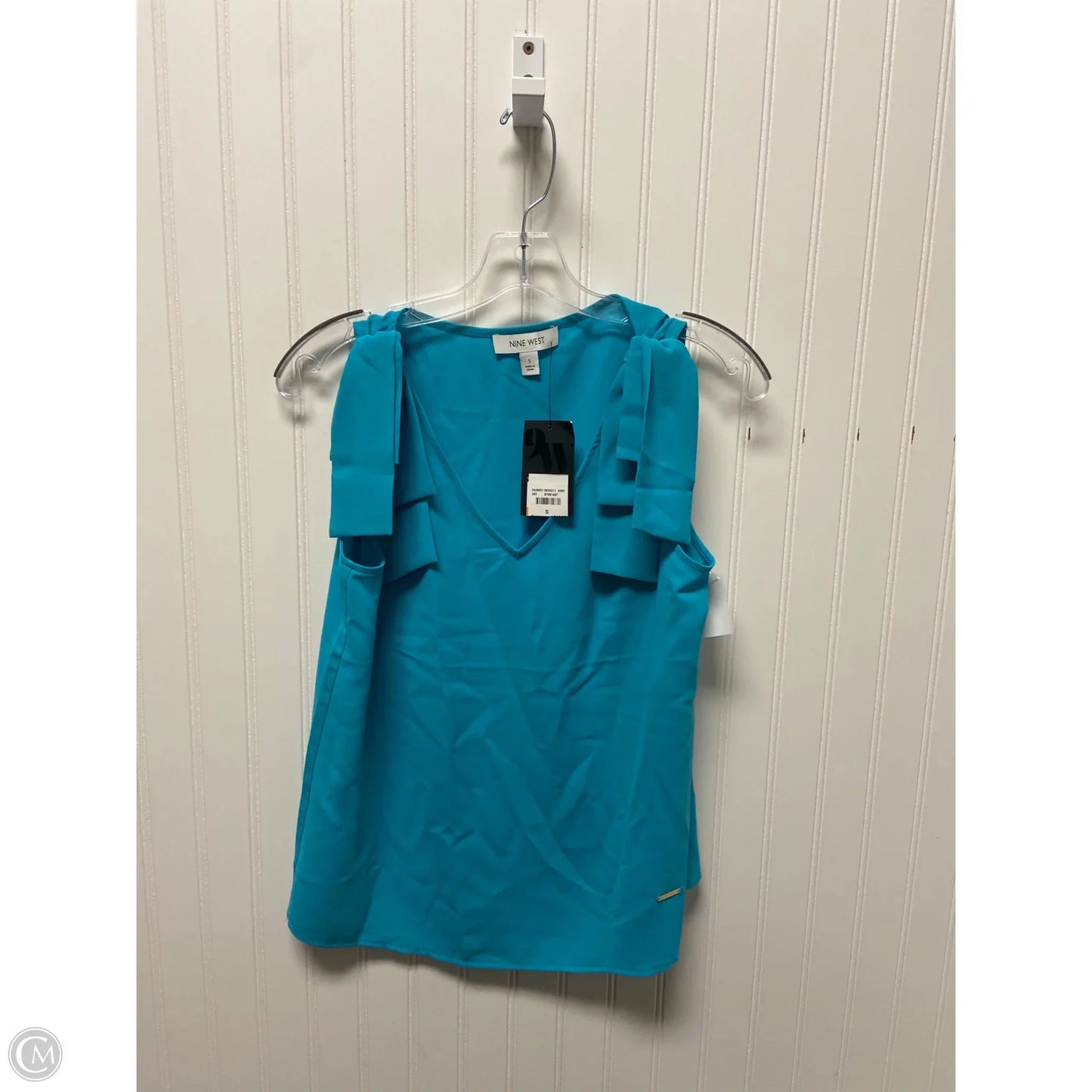 Top Sleeveless By Nine West In Blue, Size: S