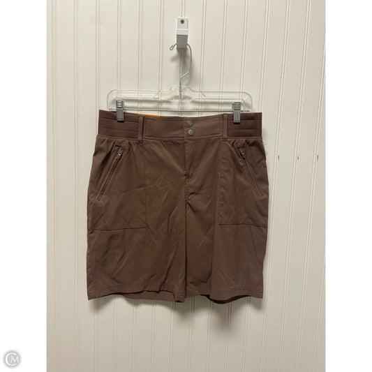 Athletic Shorts By Reel Legends In Brown, Size: S