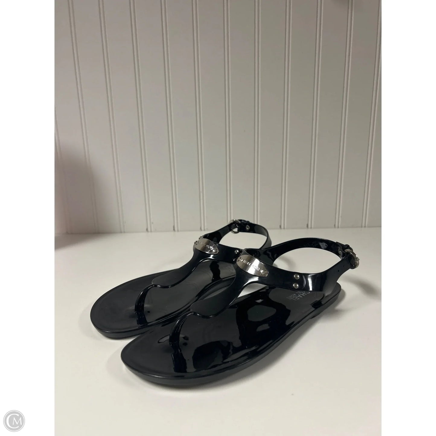 Sandals Designer By Michael Kors In Black, Size: 7