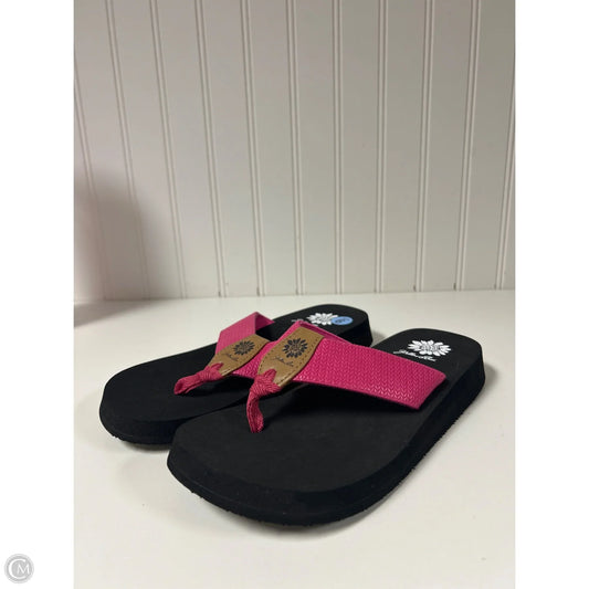 Sandals Flip Flops By Yellow Box In Pink, Size: 6