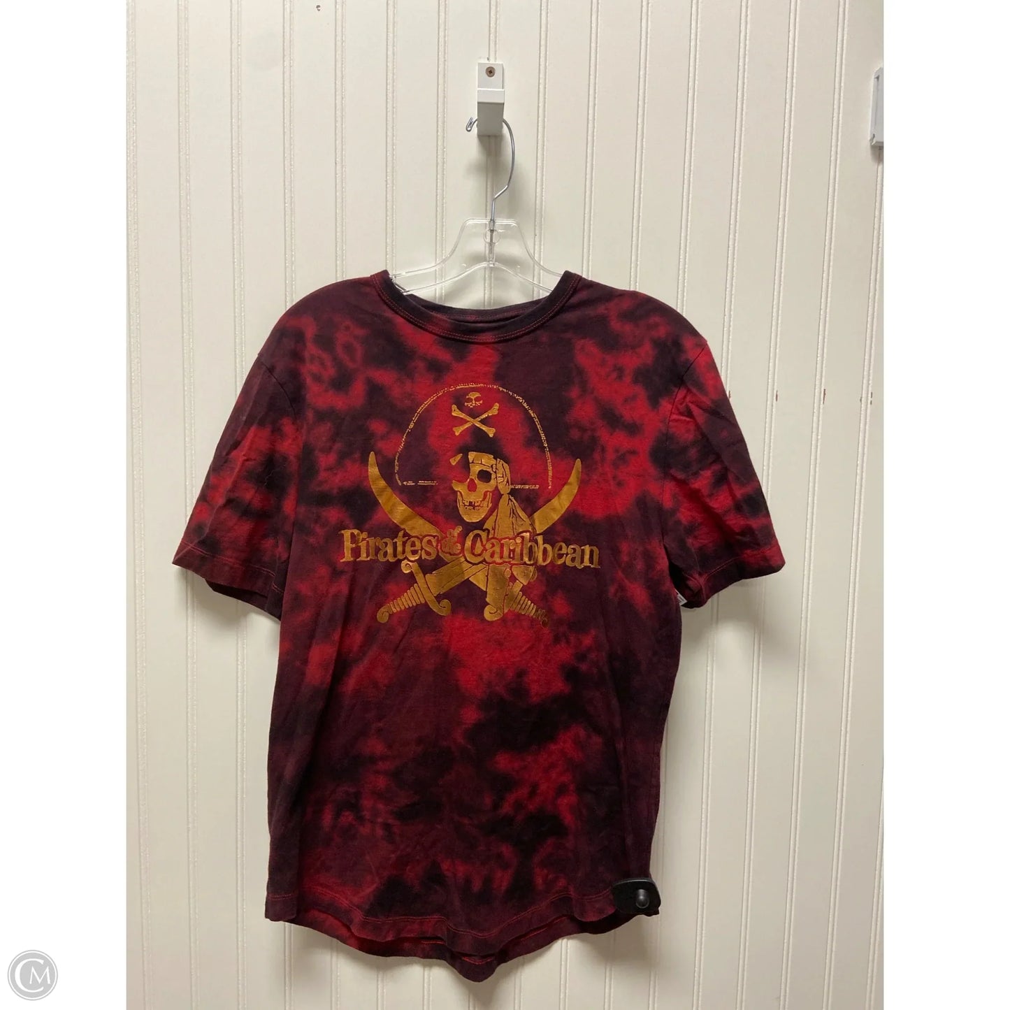 Top Short Sleeve By Disney Store In Tie Dye Print, Size: S