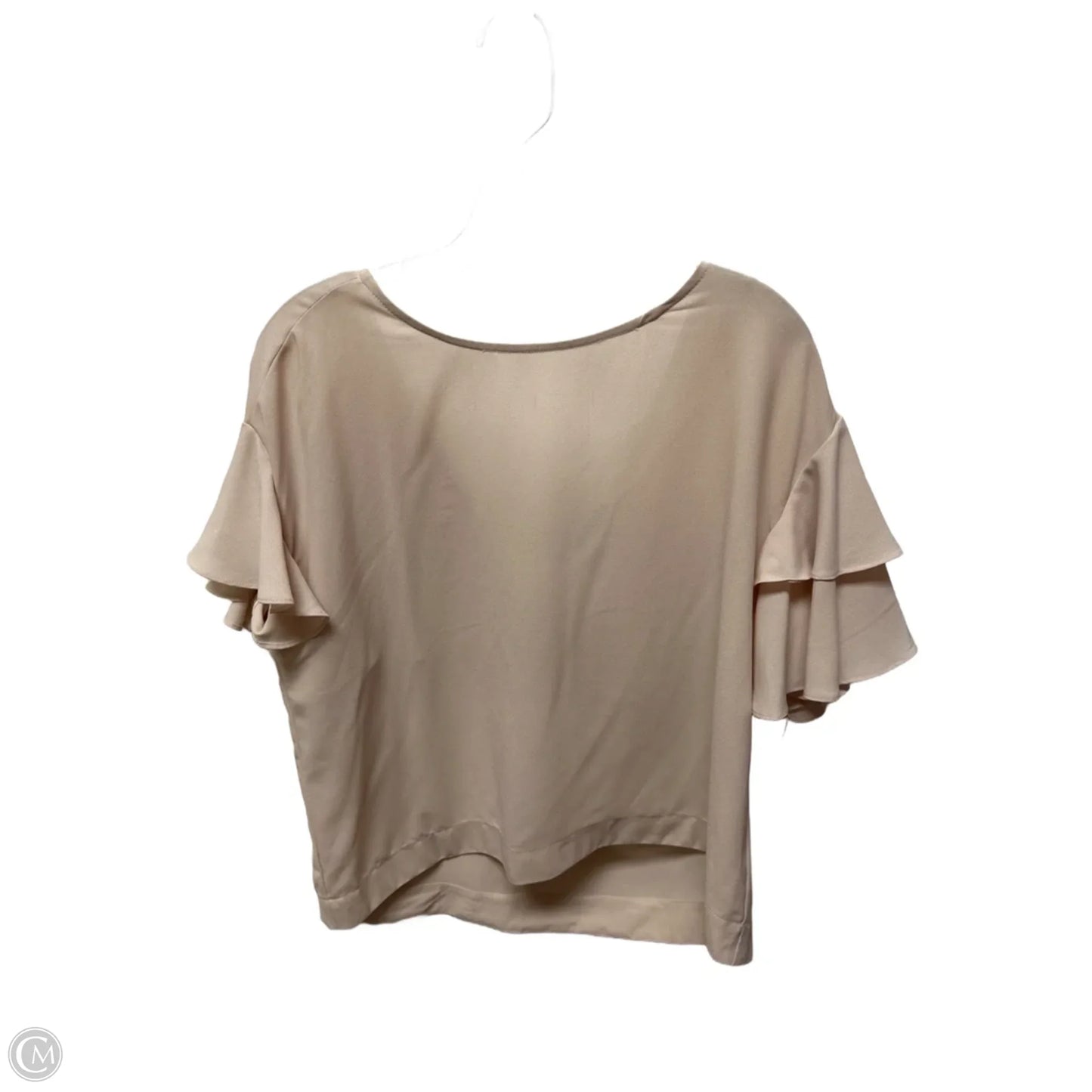 Top Short Sleeve By Buffalo David Bitton In Beige, Size: M