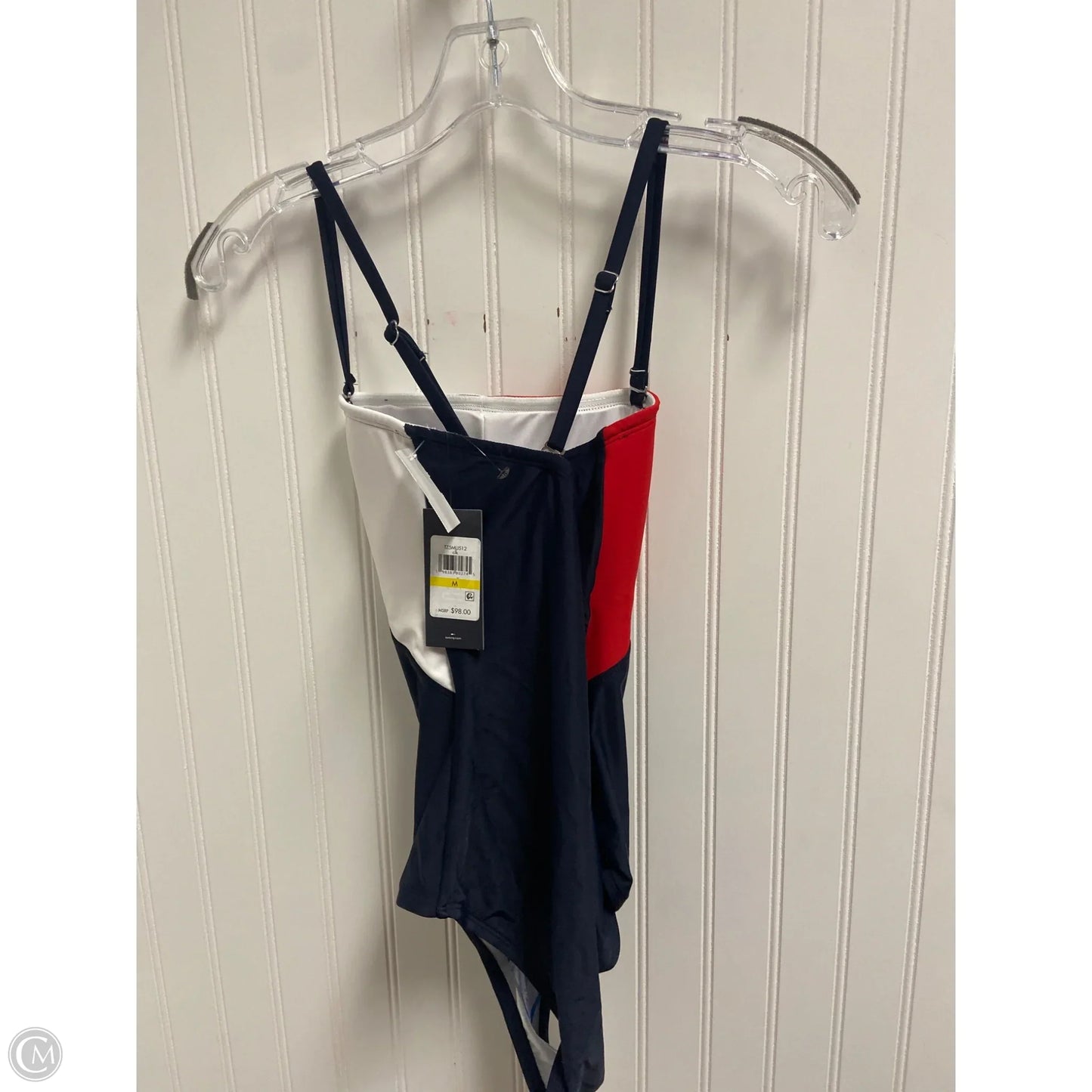 Swimsuit By Tommy Hilfiger In Blue & Red & White, Size: M