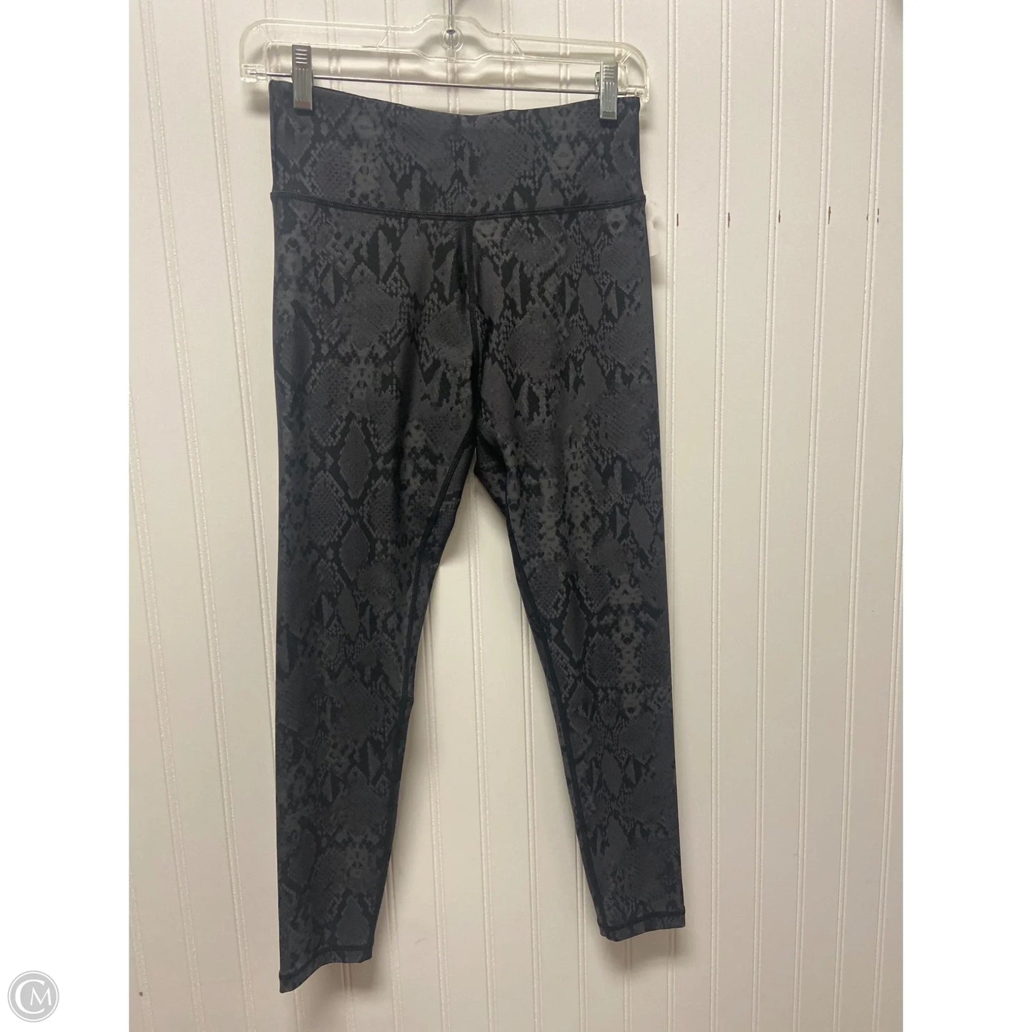 Athletic Leggings By Dkny In Snakeskin Print, Size: Sp