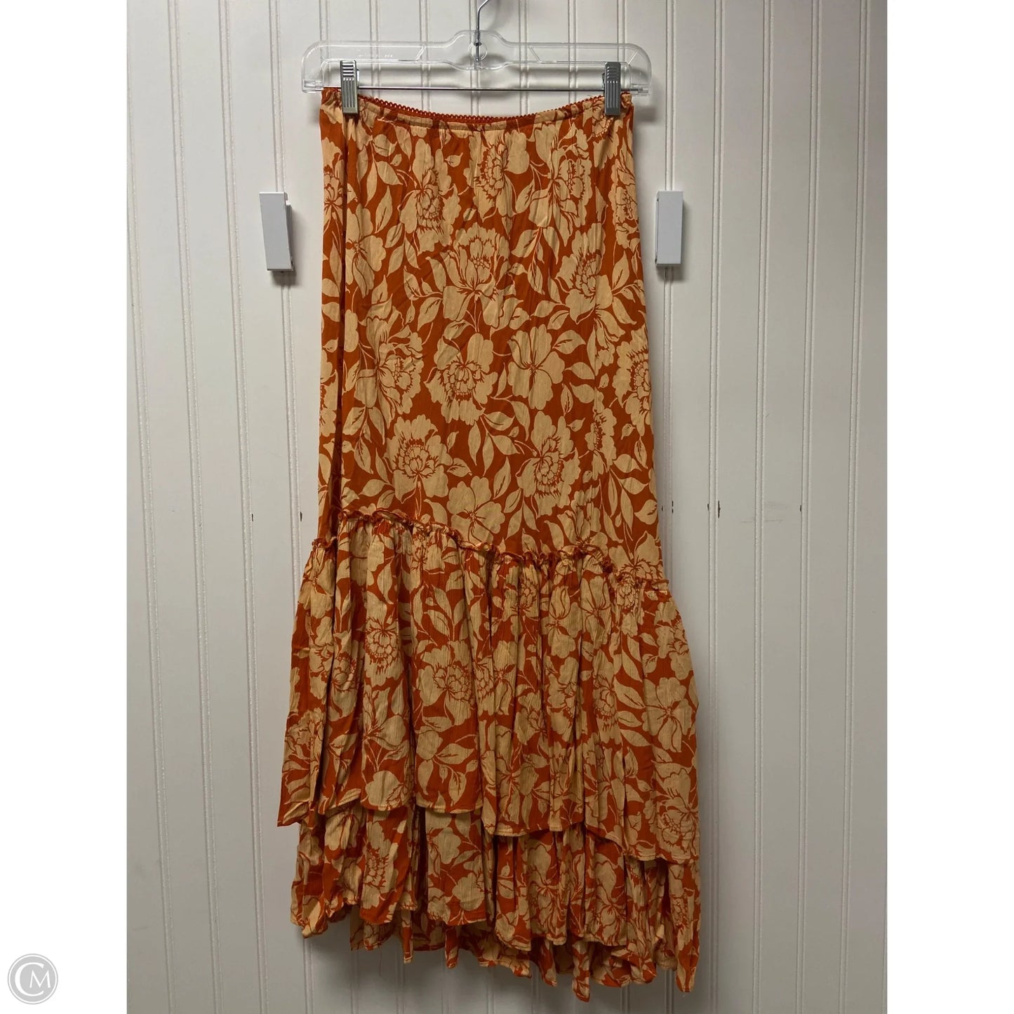Skirt Maxi By Cmc In Orange, Size: 4