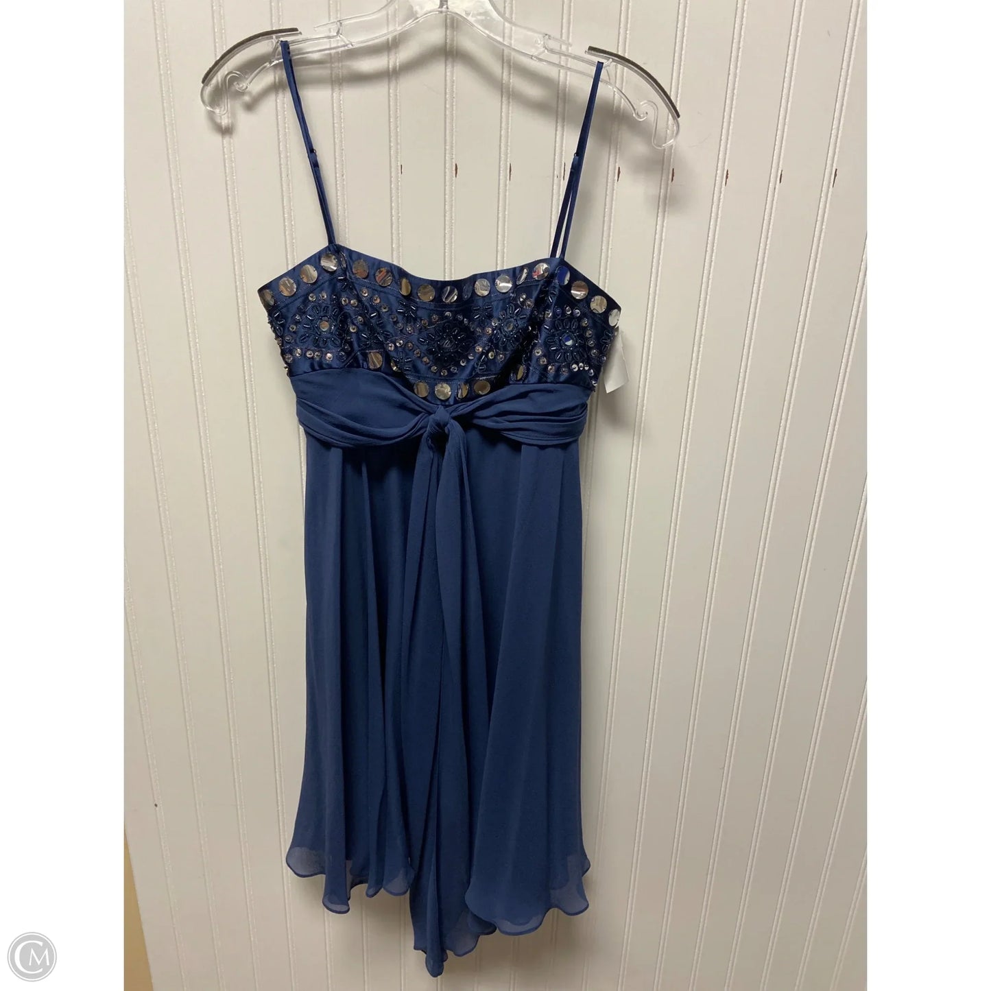 Dress Casual Short By Bcbgmaxazria In Blue, Size: Xs