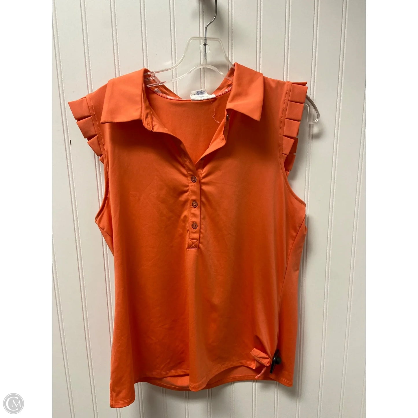 Athletic Tank Top By Sigrid Olsen In Orange, Size: L