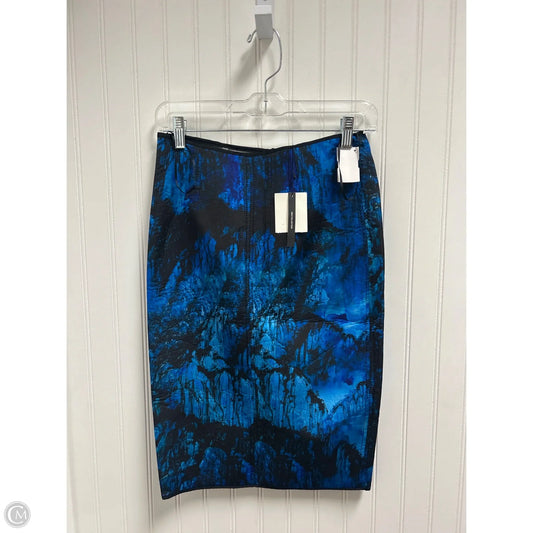 Skirt Mini & Short By Zara In Black & Blue, Size: 8