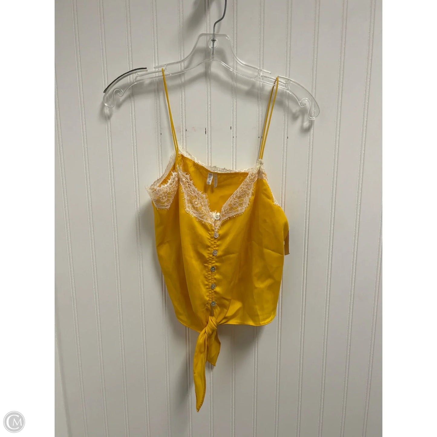 Top Sleeveless By Urban Outfitters In Yellow, Size: Sp