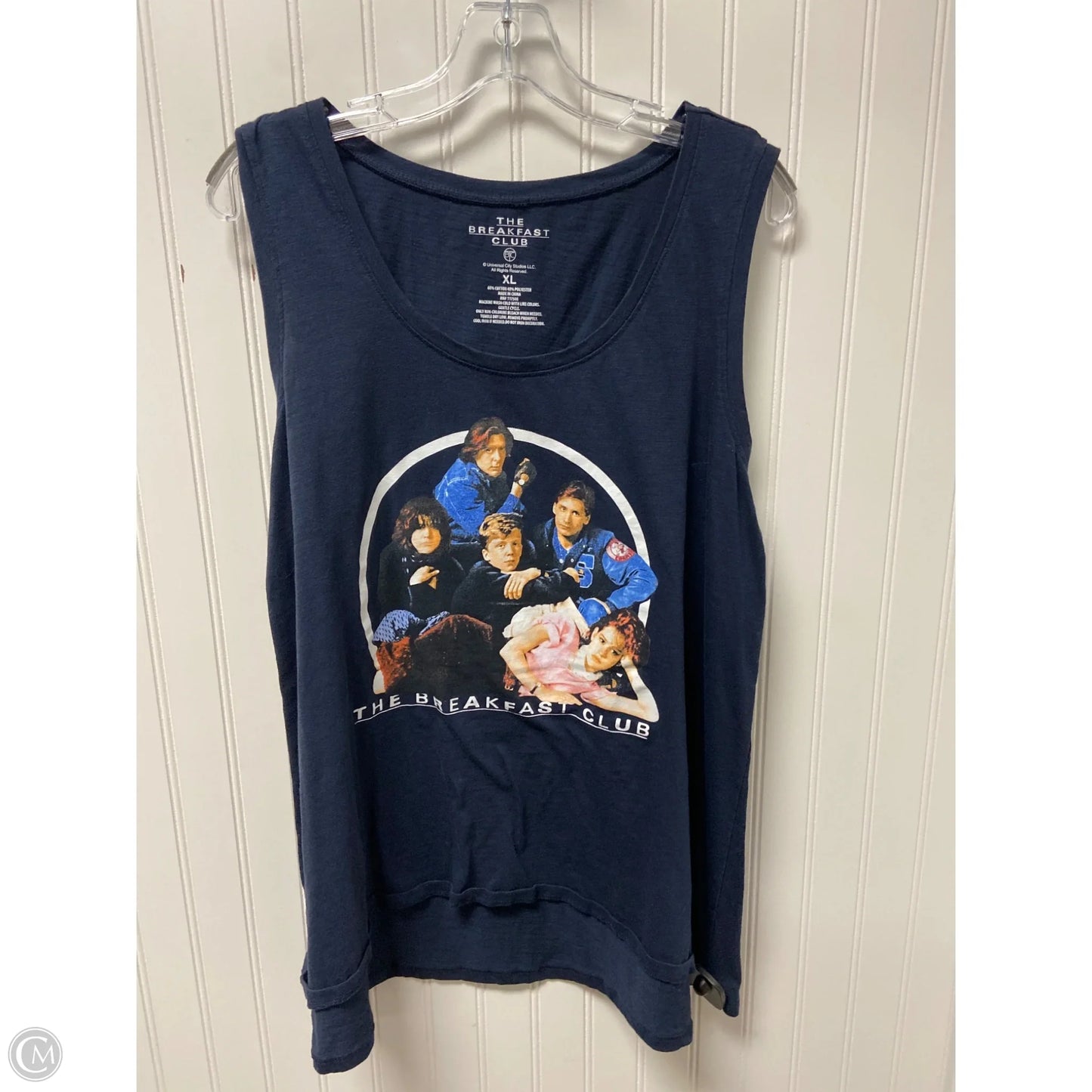 Top Sleeveless Basic By Clothes Mentor In Navy, Size: Xl