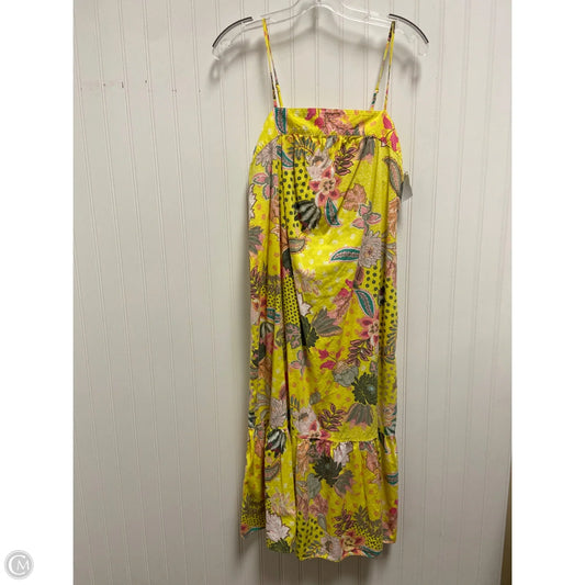 Dress Casual Maxi By Loft In Yellow, Size: S