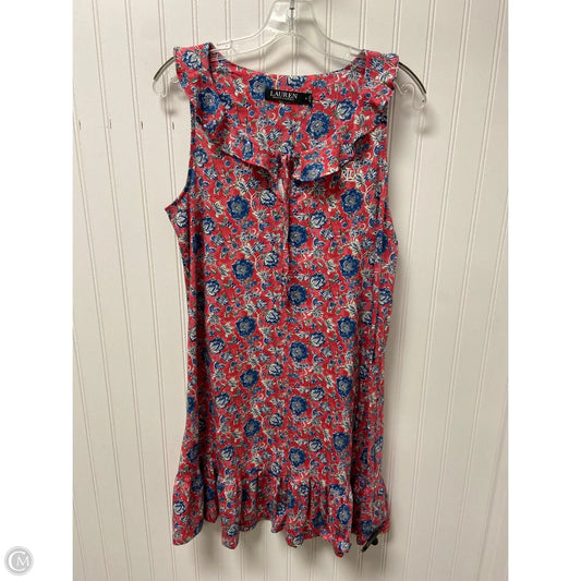 Dress Casual Short By Ralph Lauren Black Label In Pink, Size: S