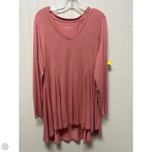 Top Long Sleeve By Soft Surroundings In Pink, Size: M
