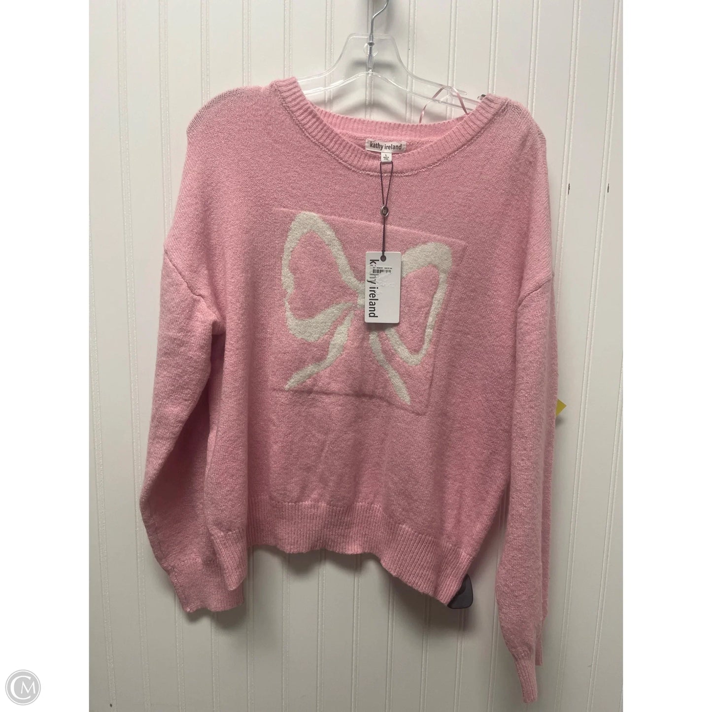 Sweater By Clothes Mentor In Pink, Size: L