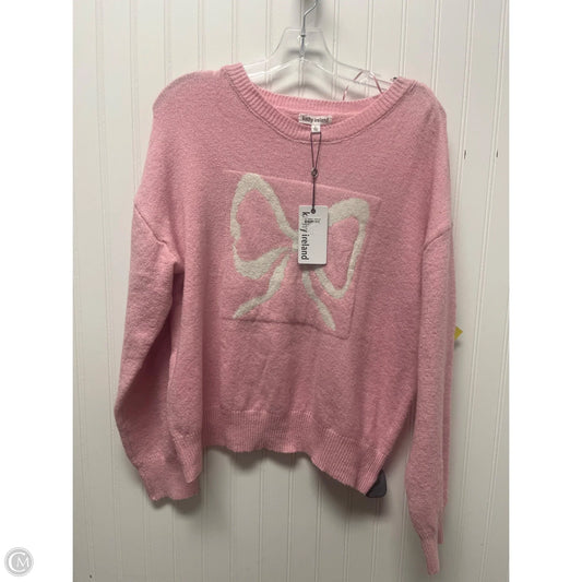 Sweater By Clothes Mentor In Pink, Size: L