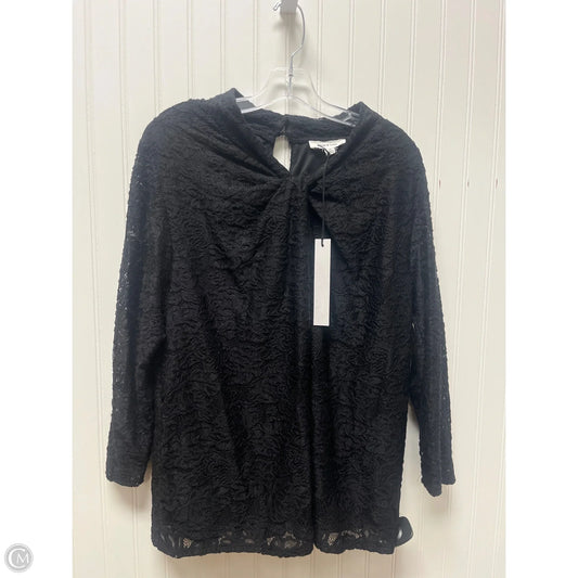 Top Long Sleeve By Clothes Mentor In Black, Size: 3x