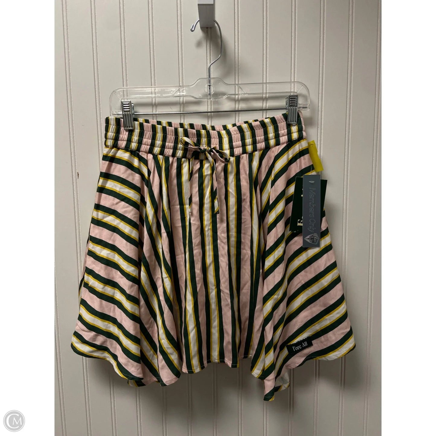 Skort By Cmb In Green & Pink, Size: 8