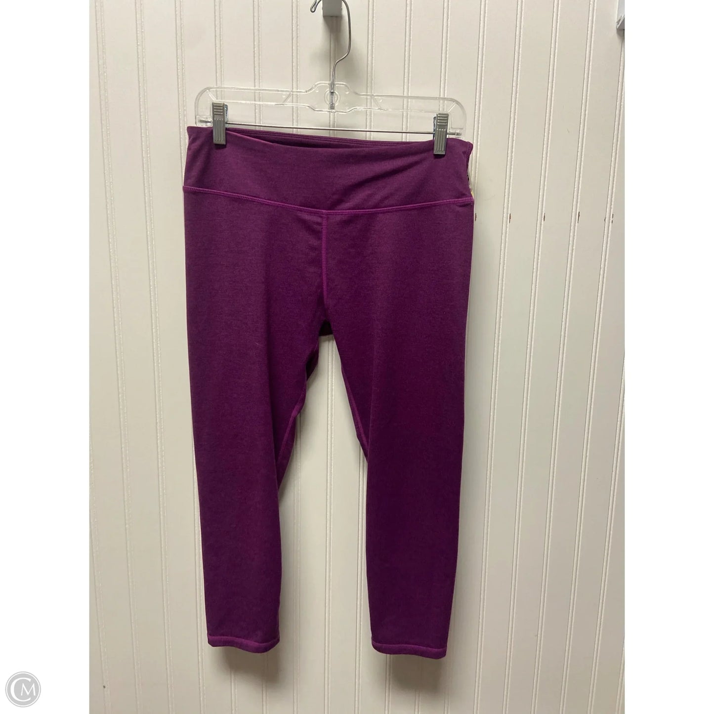 Athletic Leggings Capris By Fabletics In Purple, Size: M