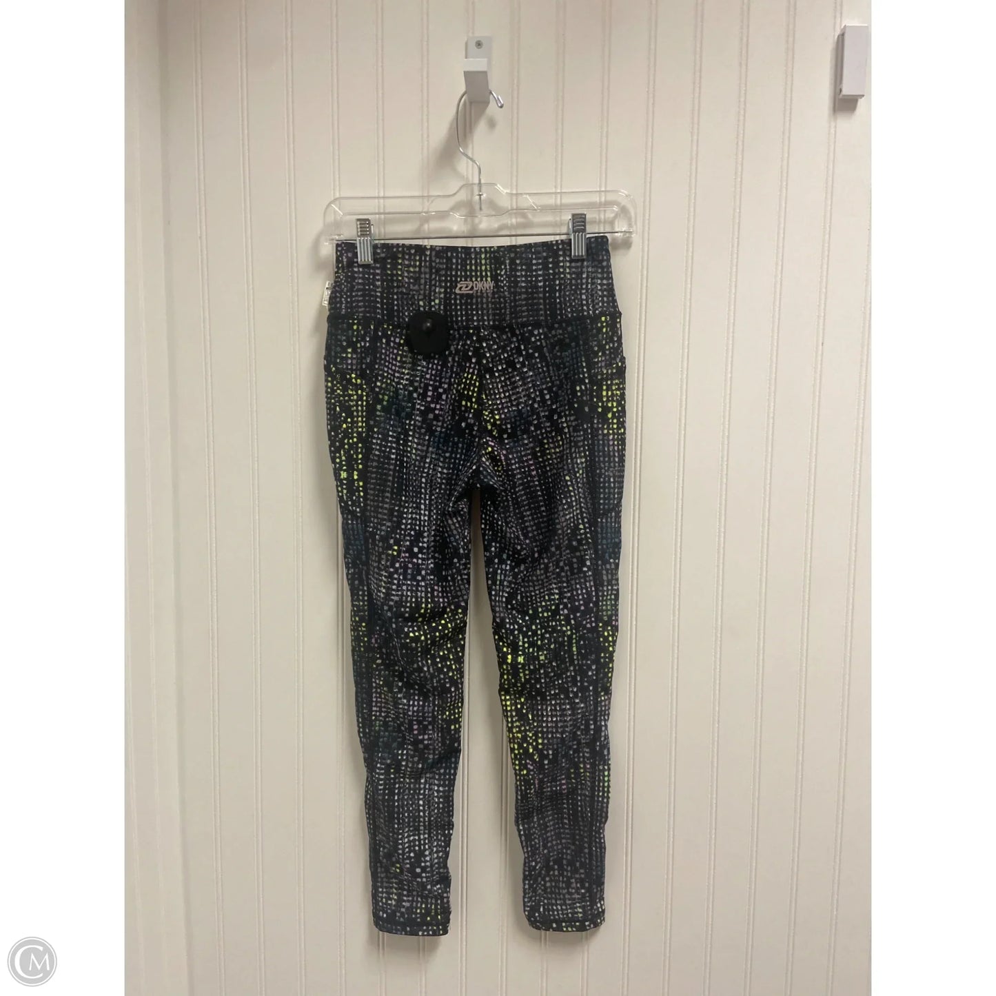 Athletic Leggings By Dkny In Black & Purple, Size: Sp