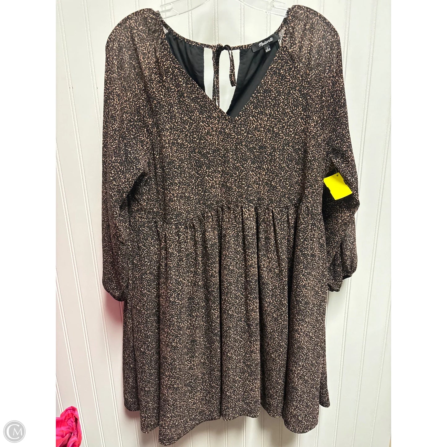 Dress Casual Short By Madewell In Black & Pink, Size: S