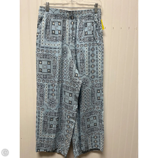 Pants Linen By Rachel Zoe In Blue, Size: 10