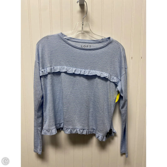 Top Long Sleeve Basic By Loft In Striped Pattern, Size: Sp