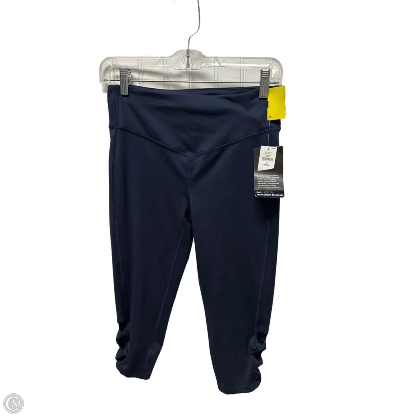 Athletic Leggings Capris By Gap In Navy, Size: Sp