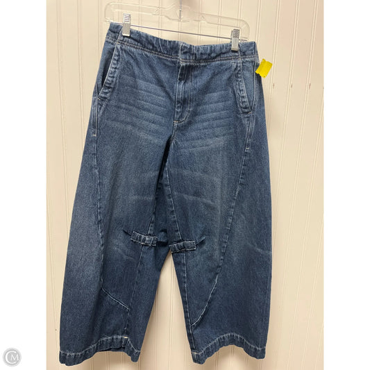 Jeans Wide Leg By Pilcro In Blue Denim, Size: 4