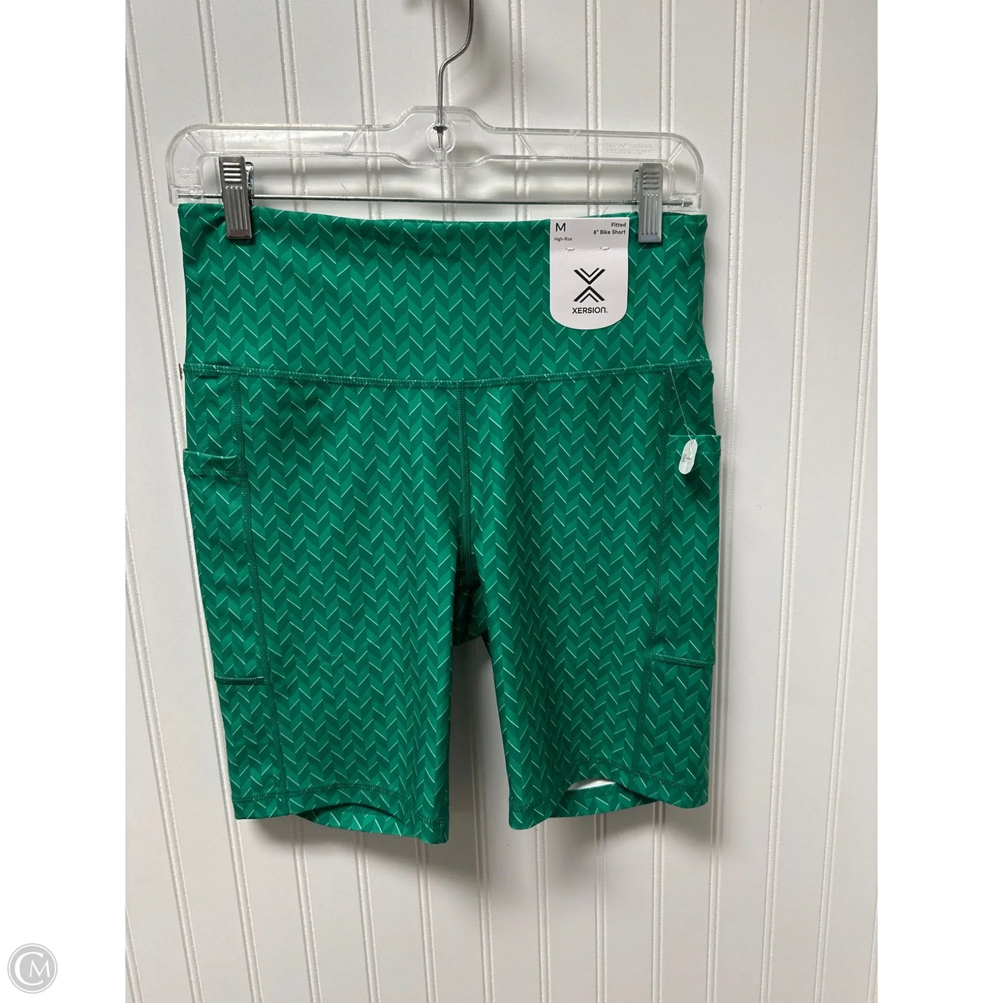 Athletic Shorts By Xersion In Green, Size: M