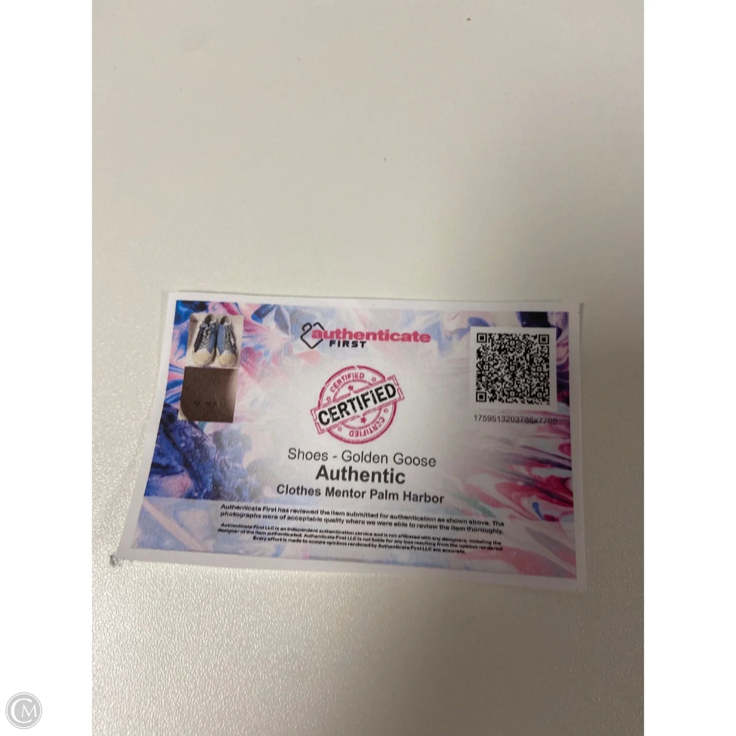 Shoes Luxury Designer By Golden Goose In Blue Denim, Size: 11