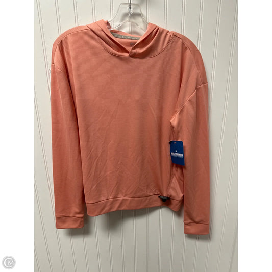 Athletic Sweatshirt Hoodie By Reel Legends In Orange, Size: M