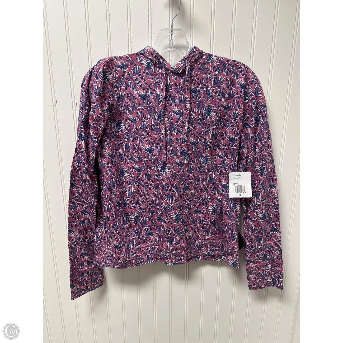 Athletic Sweatshirt Hoodie By Reel Legends In Purple, Size: S