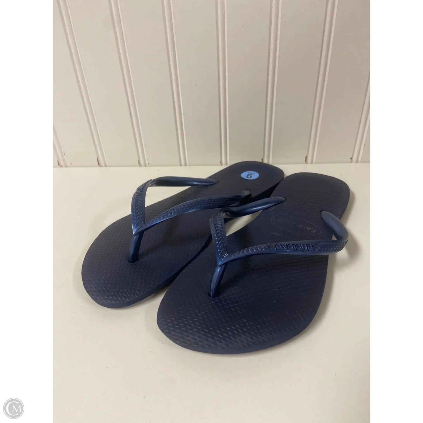 Sandals Flip Flops By Havaianas In Blue, Size: 6