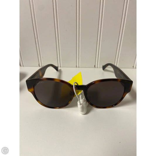 Sunglasses Luxury Designer By Gucci, Size: Large
