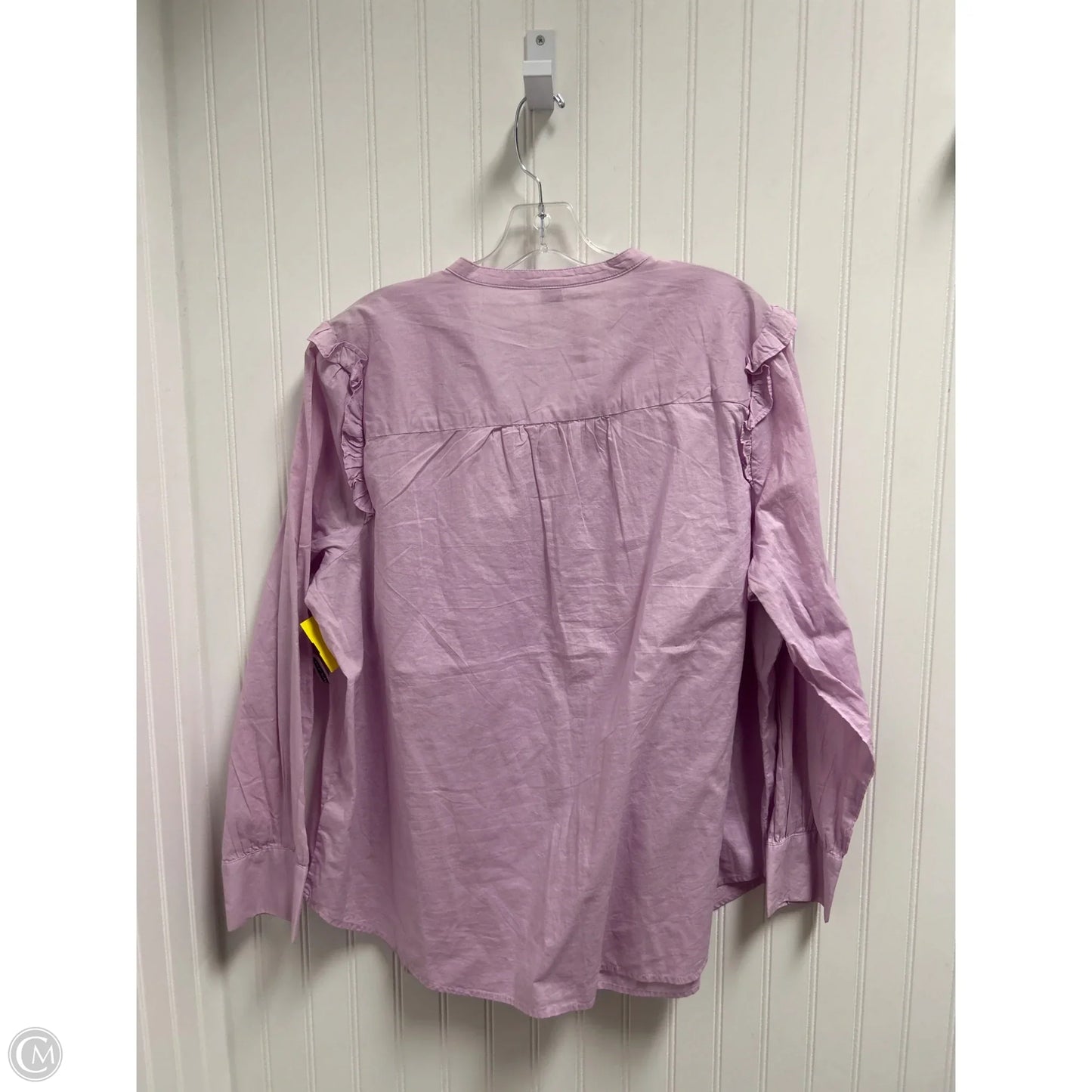 Top Long Sleeve Basic By Old Navy In Purple, Size: Xl