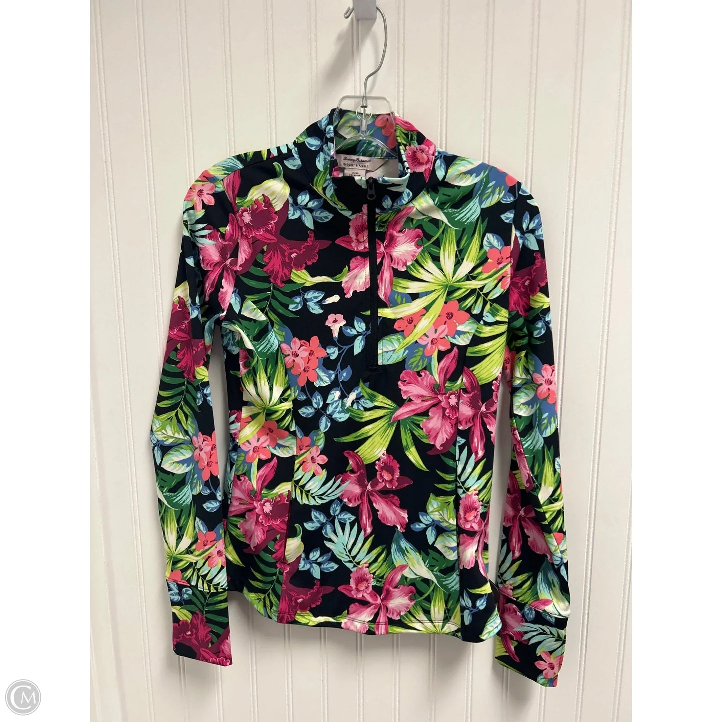 Athletic Sweatshirt Collar By Tommy Bahama In Floral Print, Size: Xs