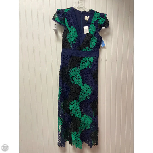 Dress Party Long By Adelyn Rae In Blue & Green, Size: Xs