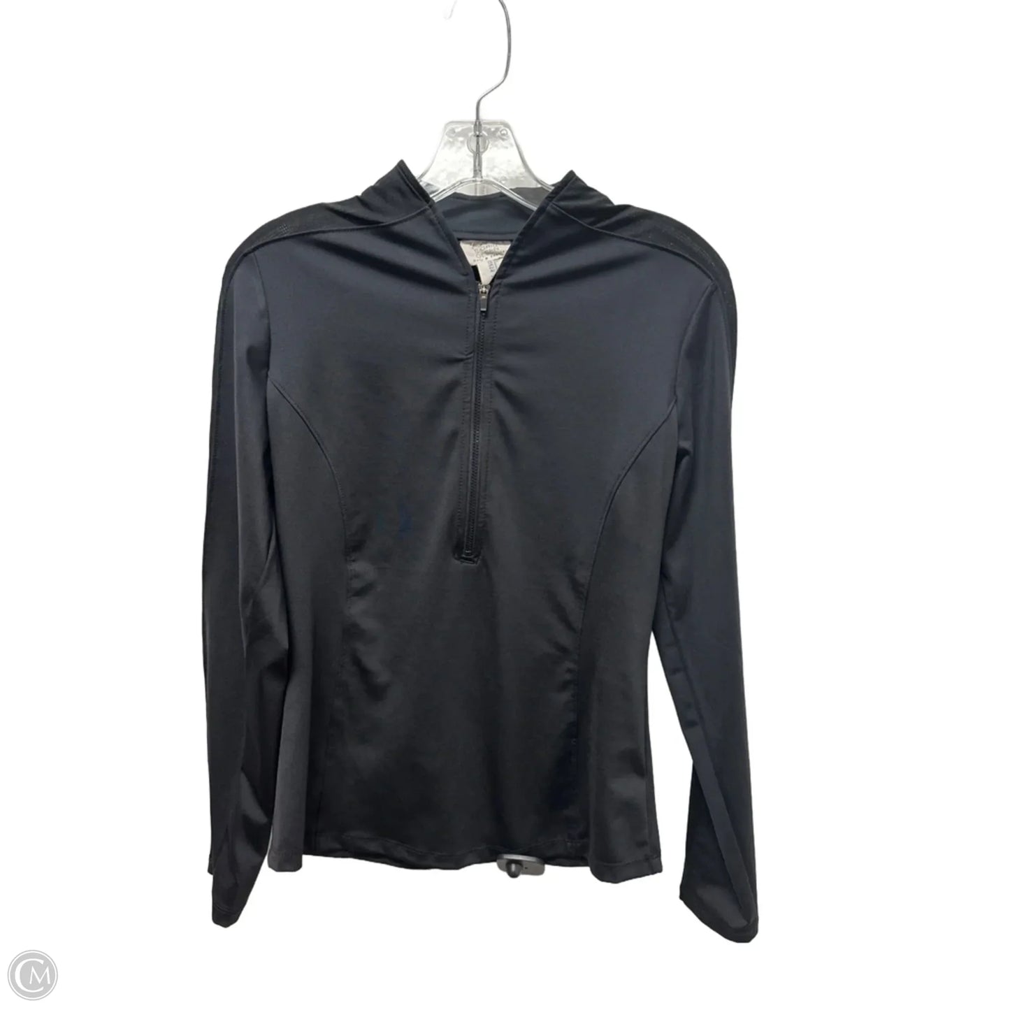 Athletic Top Long Sleeve Collar By Sigrid Olsen In Black, Size: S