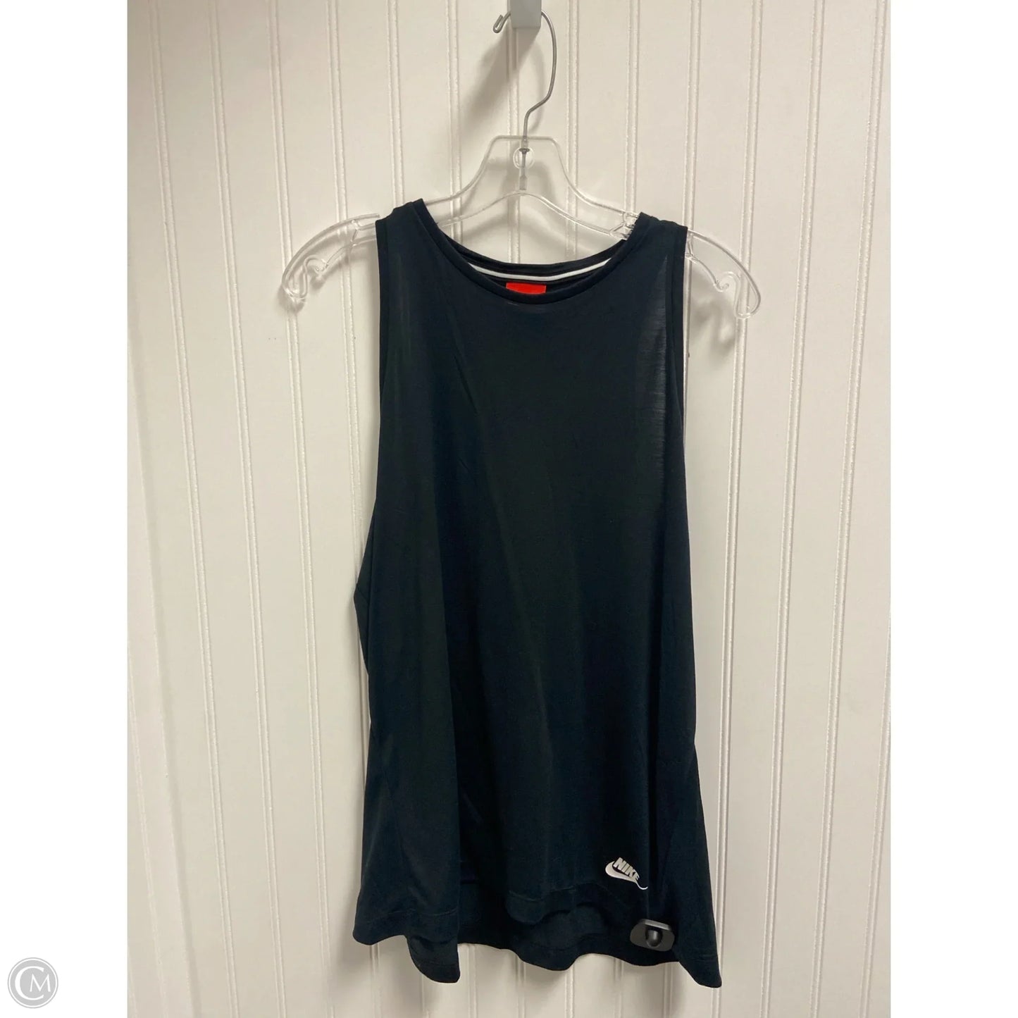 Athletic Tank Top By Nike In Black, Size: L
