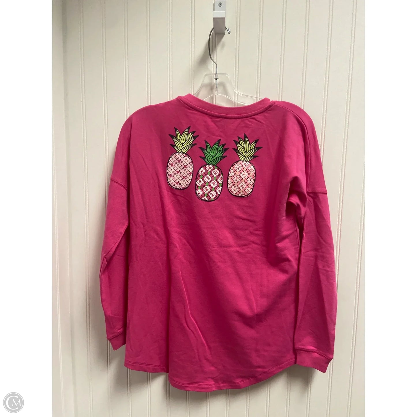 Top Long Sleeve By Crown And Ivy In Pink, Size: Sp