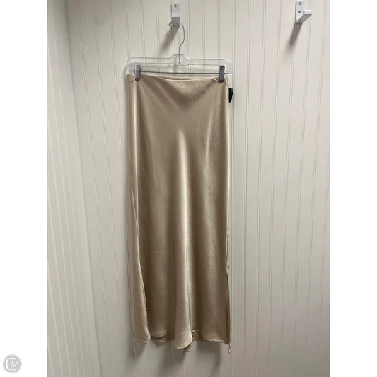 Skirt Maxi By Glam In Gold, Size: 8