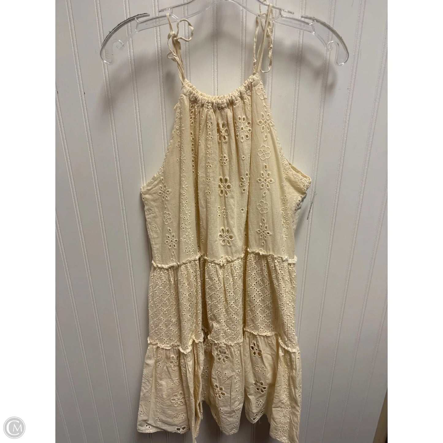 Dress Casual Short By Chelsea And Violet In Beige, Size: Xl