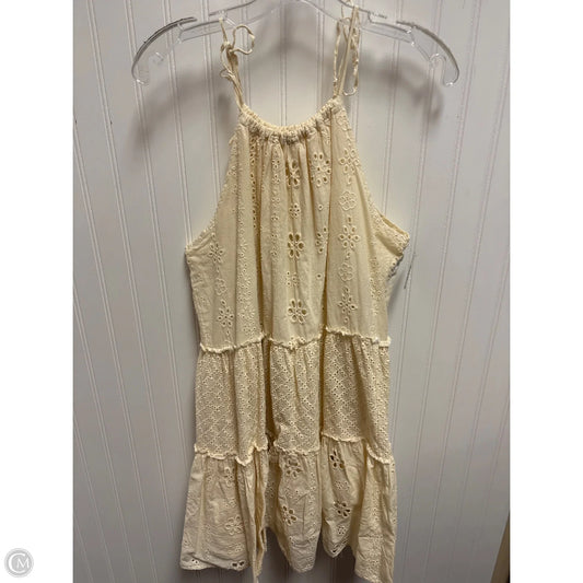 Dress Casual Short By Chelsea And Violet In Beige, Size: Xl