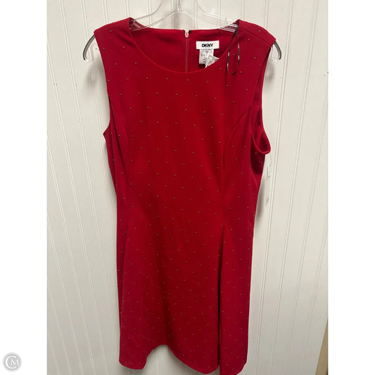 Dress Party Short By Dkny In Red, Size: L
