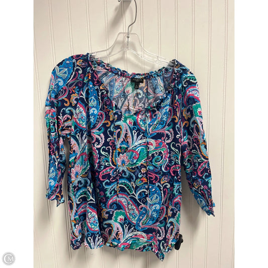 Top Long Sleeve By Talbots In Multi-colored, Size: Sp