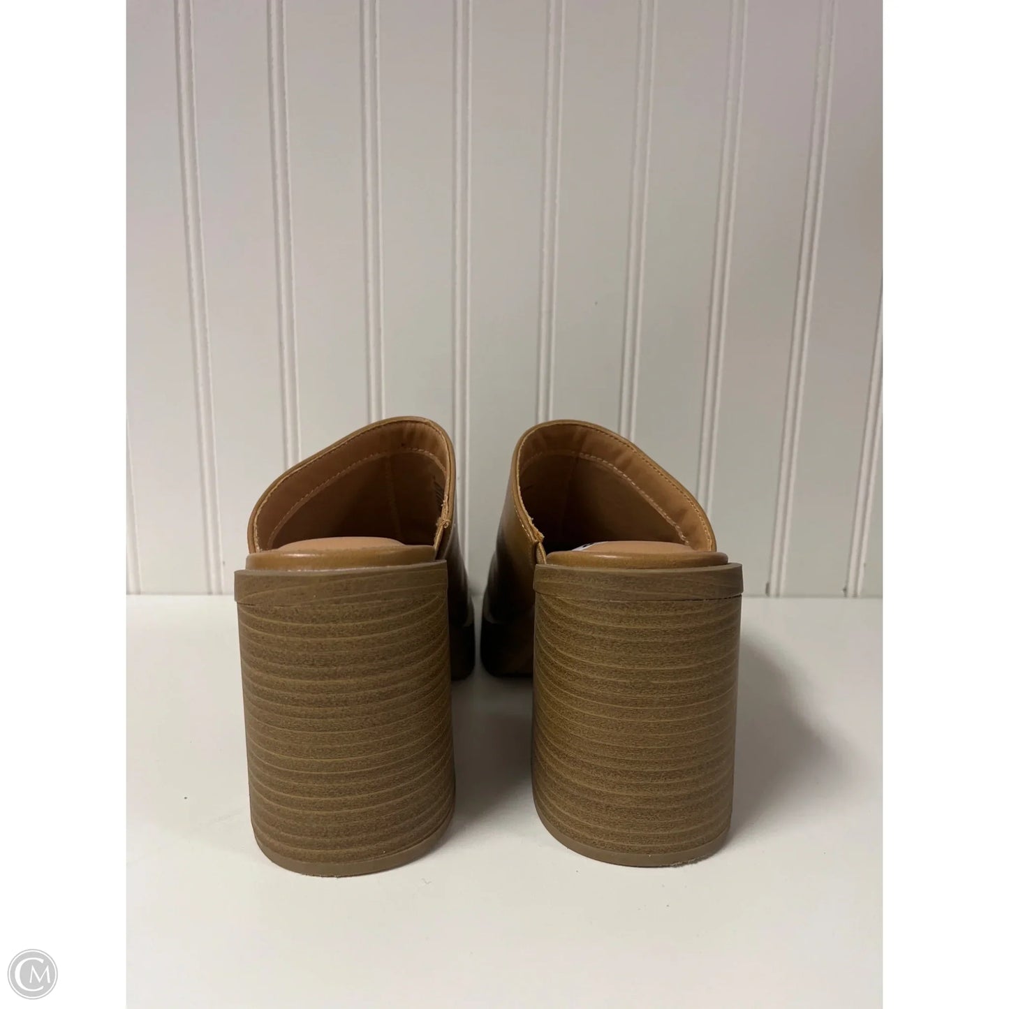 Shoes Heels Block By Universal Thread In Tan, Size: 8