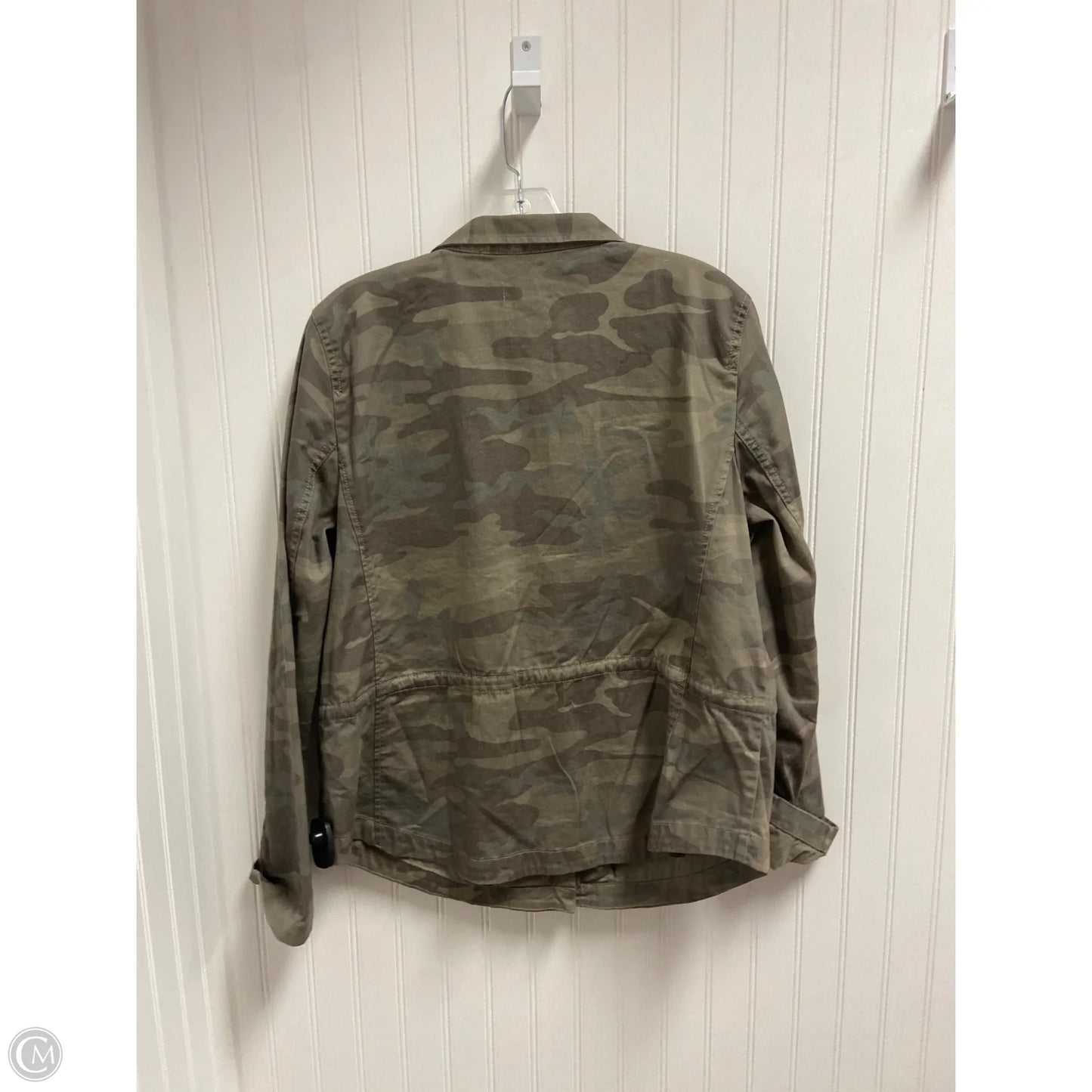 Jacket Utility By Loft In Camouflage Print, Size: L