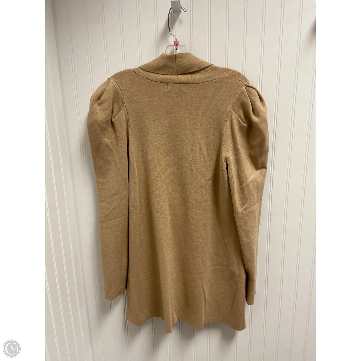 Sweater Cardigan By Express In Tan, Size: L
