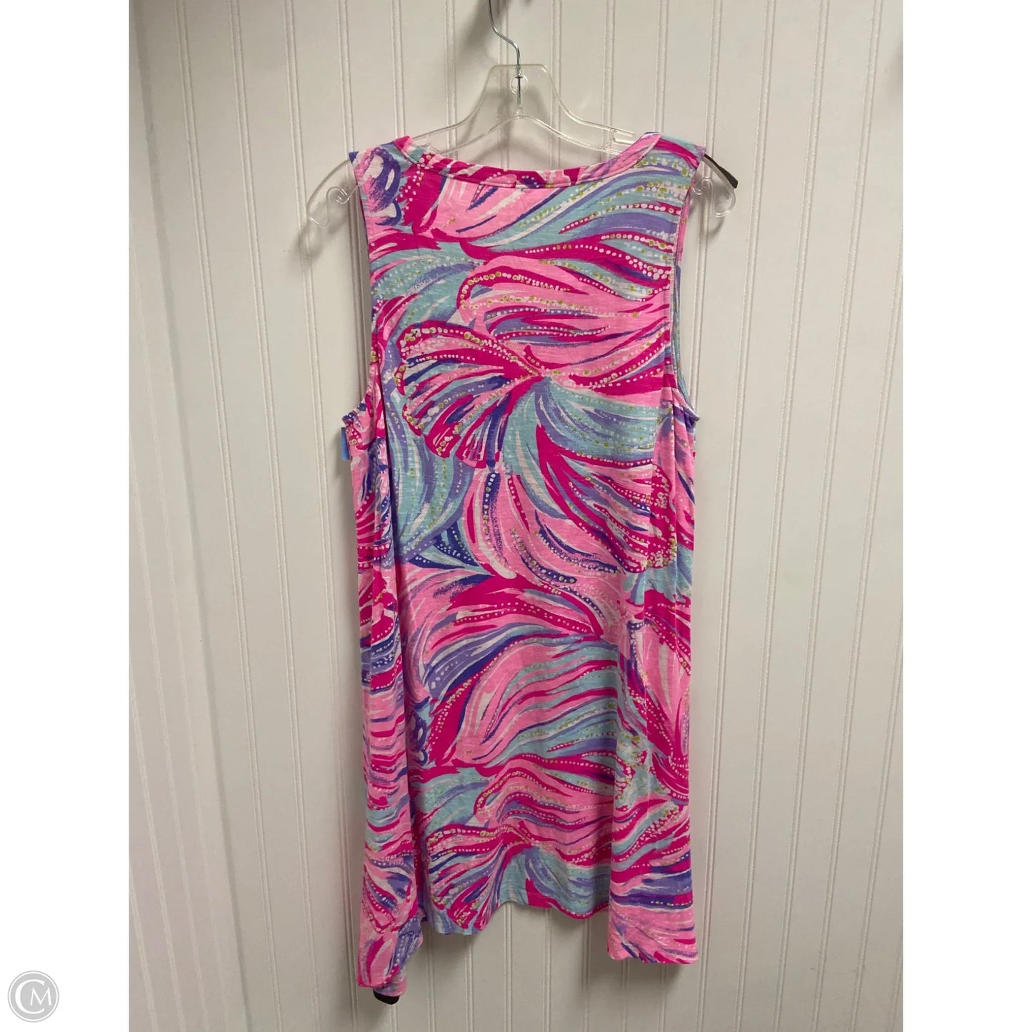 Dress Designer By Lilly Pulitzer In Pink & Purple, Size: L