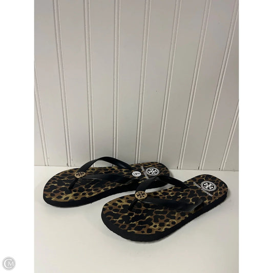 Sandals Designer By Tory Burch In Animal Print, Size: 7